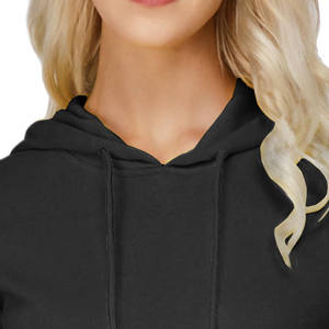 Vente en gros de sweats à capuche surdimensionnés avec logo imprimé personnalisable pour femme sweats à capuche vierges en tricot épais sweat à capuche décontracté pour femmes polaire - Product Image 4