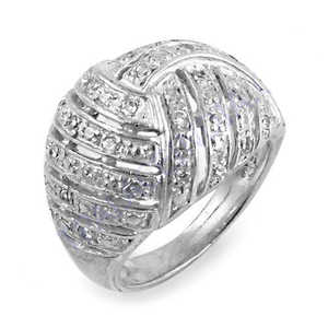 Anillo de plata 925 con cúpula de cristal para mujer - Opción de regalo - Product Image 2