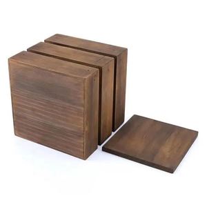 Boîte <span class=keywords><strong>de</strong></span> rangement en bois massif Caisses en bois Boîte décorative <span class=keywords><strong>de</strong></span> présentation <span class=keywords><strong>de</strong></span> supermarché rustique - Product Image 4