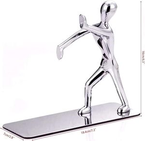 Dernière Sculpture Moderne Décoratif Réglable En Métal Artisanat Serre-Livres Titulaire Doré Argent Noir Heavy Duty Fer Livre Bouchon - Product Image 1