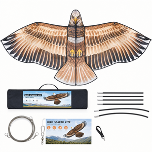 Épouvantail Aigle/Héron à Énergie Éolienne avec Perche Télescopique pour le Contrôle des <span class=keywords><strong>Oiseaux</strong></span> dans les Vergers, Jardins et Exploitations Agricoles - Product Image 5