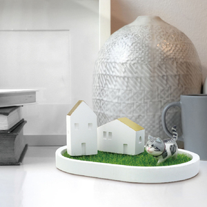 Kit de bricolage en ciment pour la décoration de la maison, 160x110x60mm, blanc, pour la décoration de la maison et les cadeaux - Product Image 5