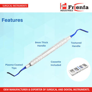 Kit de Procedimiento de Túnelización Vista, 5 Piezas, Instrumentos Dentales con Recubrimiento de Plasma Azul para Reposicionamiento de Encías Periodontales - Product Image 3