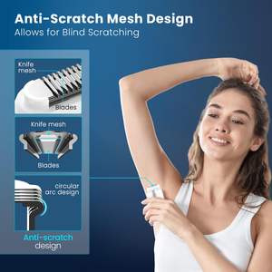 Épilateur électrique pour femmes, utilisation humide et sèche, étanche, pour le visage, les jambes, les aisselles, la ligne du bikini, certifié IPX7 - Product Image 3