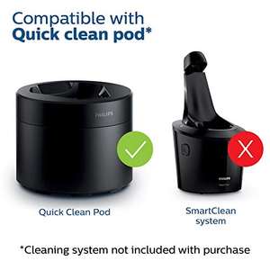 Mini Afeitadora Eléctrica con Triple Cuchilla, Resistente al Agua IPX7, Afeitadora Corporal, Set de Cartuchos de Repuesto de Limpieza Rápida - Product Image 4