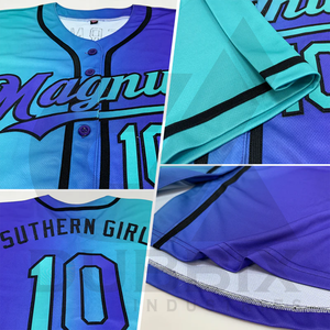 Camiseta de Béisbol Premium para Hombre, Diseño Personalizado con Nombre y Logotipo, Impresión en la Manga Izquierda, 100% Poliéster Anti-Pilling, Algodón - Product Image 3