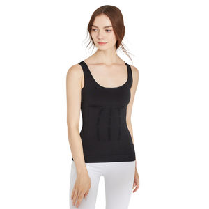 Camiseta sin mangas de Fitness para mujer, Top corto de algodón 100% sin mangas, a la moda, personalizado, OEM - Product Image 6