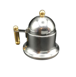 Bol à sucre et à sel élégant, robuste, artisanal, en acier inoxydable, design contemporain, écologique, pour une utilisation professionnelle en cuisine - Product Image 3