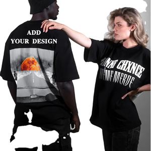 Camiseta extragrande personalizable de algodón 100% para hombre, peso pesado con logotipo personalizado DTG impreso, directo del fabricante - Product Image 4