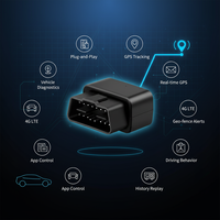 Traceur GPS OBD 2G en gros pour voiture, Plug & Play, sans installation, localisateur GPS de véhicule en temps réel