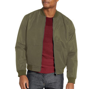 Custom Embroidered <b>Patchwork</b> Stand Collar Baseball Bomber Varsity <b>Jacket</b> for Men 100% Polyester Waterproof Windproof Breathable - Product Image 3