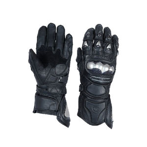 Gants de course en cuir véritable de qualité supérieure pour hommes, vêtements de sport imperméables pour les athlètes motorisés - Product Image 1