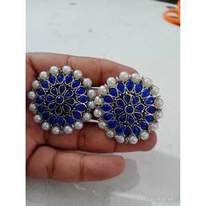 Pendientes de Perlas Moti Flower - Product Image 2