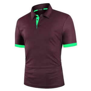 Camisetas Polo Personalizadas de Manga Corta para Hombre, con Patrón Sólido, Tela Jersey, para Adultos, Ropa Urbana, Camisetas Polo de la Mejor Calidad con MOQ Bajo - Product Image 1