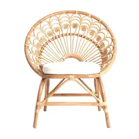 Fauteuil de paon en osier et rotin au design innovant et écologique fabriqué au Viet Nam