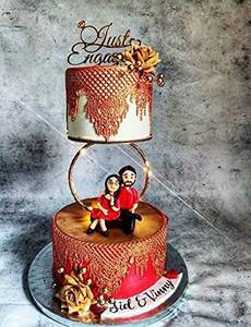 Gold Two-Tier <b>Cake</b> Stand Metal Powder Coated Shape Design for <b>Wedding</b> Birthday Anniversary Celebration Two-Story <b>Cake</b> Placement - Product Image 5