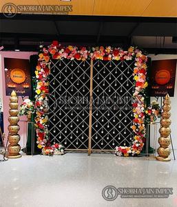 Curved Metal <b>Frame</b> <b>Wedding</b> Candle Wall Decorations - Product Image 6