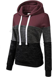 เสื้อฮู้ดดี้ผู้หญิงดีไซน์ใหม่ ผ้าฝ้ายฟลีซ 100% ระบายอากาศ แห้งเร็ว บุซับในเพิ่มความอบอุ่น ปักลาย 3 มิติ เย็บตะเข็บเสริม ด้านหน้ากว้างขวาง - Product Image 5