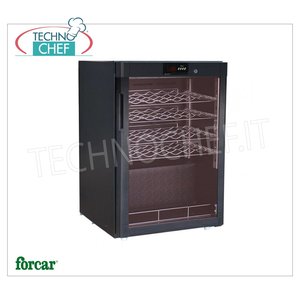 Équipement de réfrigération pour cuisine commerciale Forcar, cave à vin réfrigérée statique pour 24 bouteilles, plage de température +5/+18°C - Product Image 2