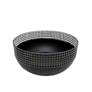 Nueva llegada de cuencos para servir de diseñador, cuencos para servir de Metal elegantes de lujo de forma redonda para frutas y ensaladas con calidad de gama alta - Product Image 2