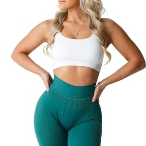Sujetadores de Yoga con espalda cruzada para mujer, camiseta sin mangas deportiva de secado rápido para gimnasio con realce, ropa de entrenamiento, ropa deportiva, ropa interior - Product Image 1