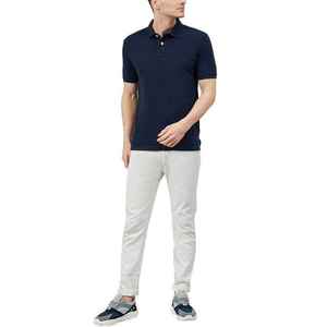 Coton brodé personnalisé pour hommes pour polos OEM fourniture directe en usine respirant tricoté pour l'été coupe ajustée à manches courtes - Product Image 6