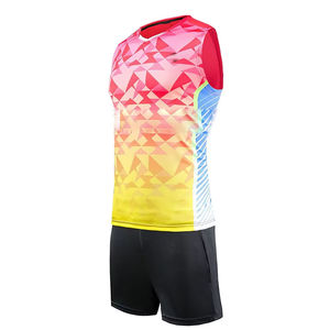 Nueva llegada de los hombres de voleibol ropa deportiva al por mayor de diseño personalizado logotipo uniformes de bajo precio conjuntos - Product Image 4