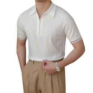 Polo d'été pour hommes de haute qualité 100% coton avec nouveau logo Vente en gros de t-shirts - Product Image 4