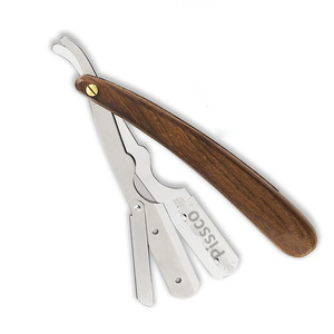 Navajas de Afeitar Rectas, Navajas de Dedo de Acero Inoxidable, Herramientas de Belleza Hechas por Pissco - Product Image 4