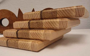 Sous-verres carrés classiques exclusifs en bois pour la décoration intérieure, utilisation facile, écologiques, non toxiques, prix de gros, artisanat Saniya Inde - Product Image 4