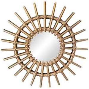 <b>Antique</b> Brass Mirror <b>Frame</b> Elegant Handcrafted Details Modern for Wall Use High-End Luxury Craftsmanship Excellent Customer - Product Image 4