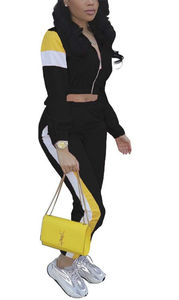 Ropa de calle para gimnasio, chaqueta cortavientos para mujer, conjunto de verano, ropa deportiva para correr, chaqueta de empalme, pantalones, chándales de nailon - Product Image 3