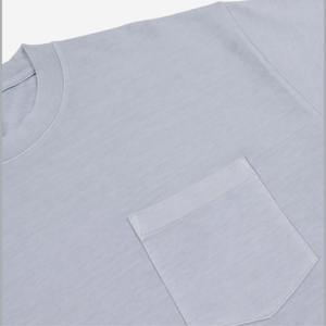Camiseta de bolsillo lavada suave y cómoda para hombre, tela de lona de alta calidad de talla grande para ropa informal y uso diario - Product Image 6