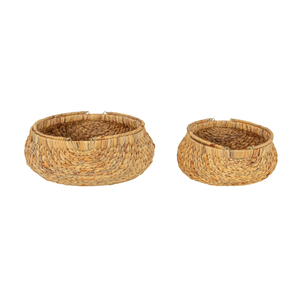 Handwoven <b>Eco</b>-Friendly Water Hyacinth Fruit and <b>Egg</b> Basket Harvest Fresh <b>Egg</b> with Handles Storage Baskets From Vietnam - Product Image 2