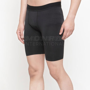 Pantalones cortos de compresión hechos a medida para hombre, pantalones cortos de compresión de nuevo diseño, pantalones cortos de compresión de poliéster Spandex - Product Image 2