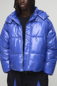 Chaqueta de Hombre con Logotipo Personalizado en la Parte Delantera, de Lona Transpirable y Resistente al Viento, al por Mayor - Product Image 4