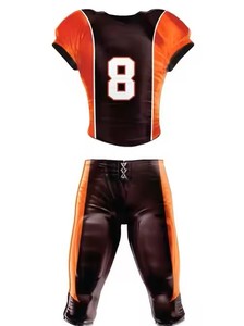 Vente en gros conception personnalisée football américain adulte pratique maillot sublimation uniforme ensemble chemise pantalon grande taille séchage rapide - Product Image 4