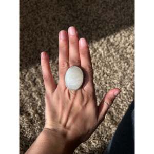 Reda Galvan Moonstone Sterling Silver <b>Ring</b> Size 8-Trendy Bezel Set Adjustable Jewelry for Kids - Product Image 2