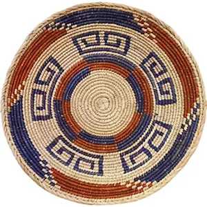 High quality Seagrass Woven Basket Tray Chic Rustic Boho Wall Hanging Decor For Home Decoration From Vietnam Manufacturer