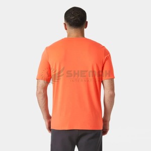 T-shirt en coton lourd avec logo personnalisé, tee-shirt streetwear vierge de qualité supérieure, service de fabrication OEM, tissu durable, confort élevé - Product Image 2