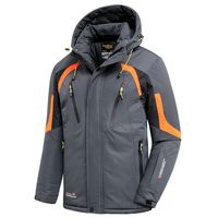 Veste d'extérieur en softshell respirante coupe-vent avec doublure en coton, patchwork, chaude pour l'hiver, pour hommes adultes, haute qualité, personnalisable à 100%