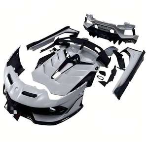 Kit carrosserie en fibre de carbone forgée style SVJ, état neuf, pour Lamborghini LP700-4 LP720 LP750 Aventador, kits carrosserie pour pare-chocs de voiture - Product Image 6