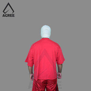 T-shirt court à col rond pour homme en coton biologique épais 100 %, séchage rapide, écologique, manches courtes, col rond, impression numérique de haute qualité - Product Image 5