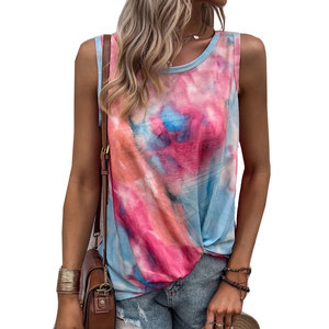 Débardeur de sport décontracté pour femme en polyester 100% sublimé, idéal pour l'entraînement estival - Product Image 4
