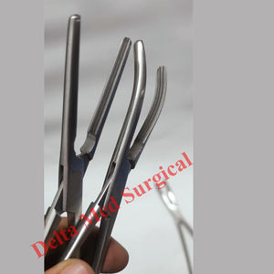 Pinces d'hystérectomie et Gynex Pinces d'hystérectomie arc-en-ciel en titane FORGESY Pince d'hystérectomie Maingot 20cm incurvée - Product Image 4