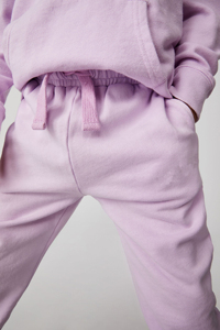 ชุดวอร์มผ้าฝ้ายนุ่มสำหรับเด็กชุดมีฮู้ดและกางเกงวิ่งน้ำหนักเบาเหมาะสำหรับวันสบายๆหรือใช้งาน - Product Image 2