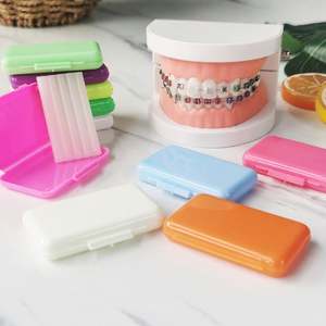 Supports orthodontiques cire pour soins bucco-dentaires saveur de fruit accolades de cire <span class=keywords><strong>orthodontique</strong></span> dentaire soulagement des dents polyvalent - Product Image 6