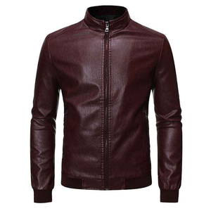 Chaqueta de cuero para hombre 2025 primavera moda Otoño chaqueta de cuero para hombre vestido traje abrigo hombre negocios Casual Pu negro Blazers chaqueta - Product Image 3