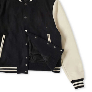 Blouson universitaire homme tendance en laine tricotée de qualité supérieure, manches confortables, logo personnalisé, idéal pour l'hiver – Nouvelle collection très prisée - Product Image 3