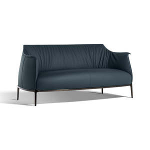 Sofá de 2 Plazas Archibald, Cuero Genuino y Artificial, Extensible y Tapizado, Juego de Muebles para el Hogar, Elegante y Asequible - Product Image 2